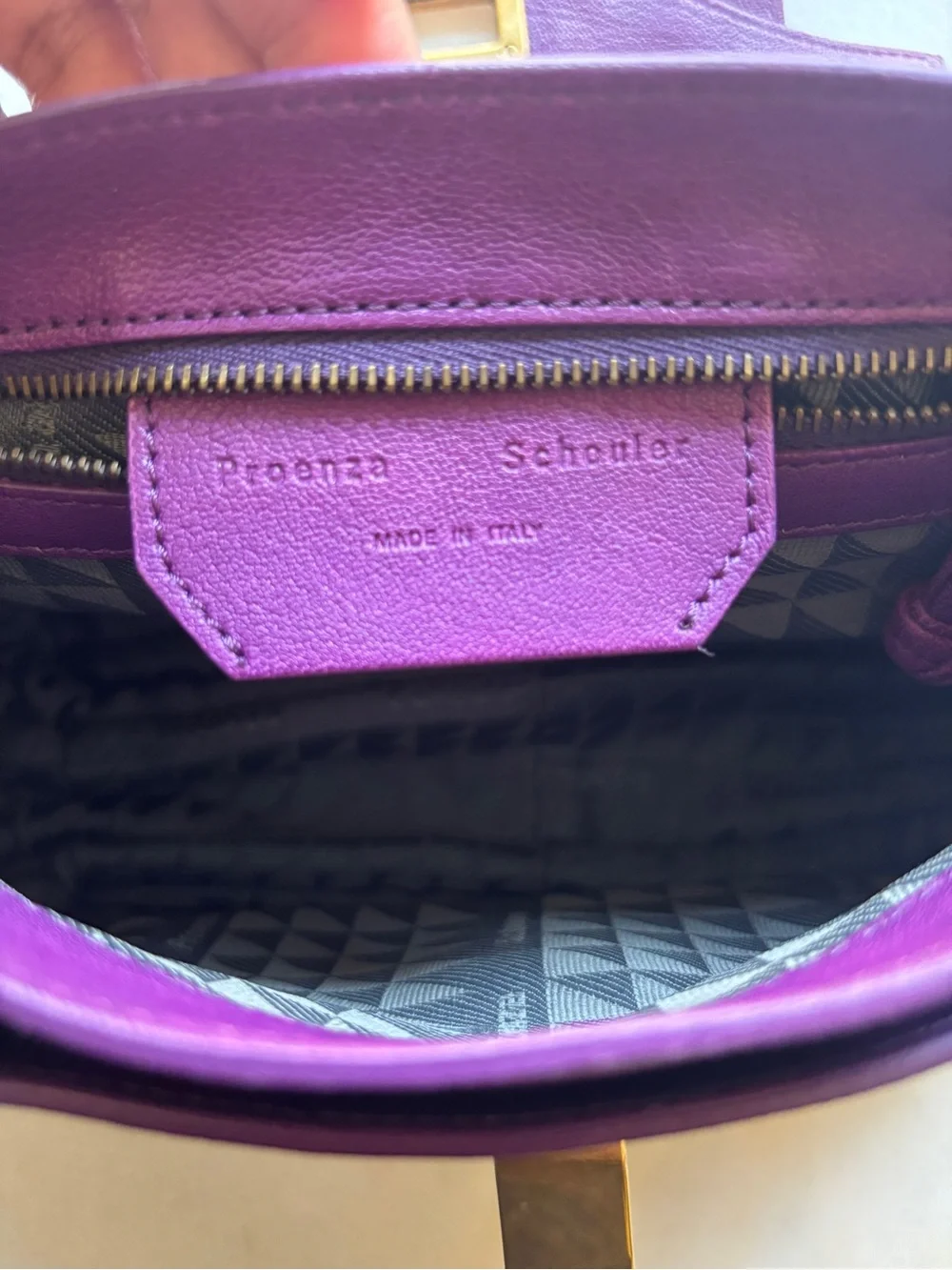 Proenza Schouler PS1 Mini in Veruca Salt Purple